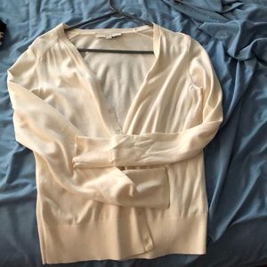 Lot of 2! Ann Taylor loft Vneck cardigan M